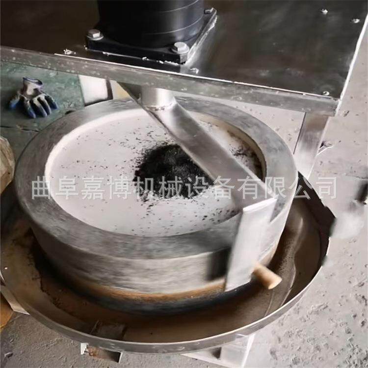 2025流动摆摊用花椒胡椒磨粉机 玉米小麦磨面电动石磨 艾绒石磨机