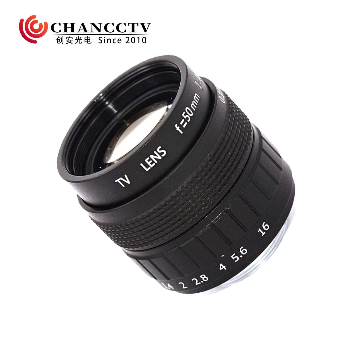 创安光电定焦电影镜头50mm  2/3“ C口 F1.4-16 数码相机微单镜头
