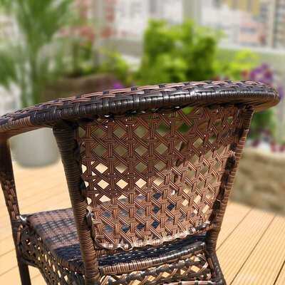 藤椅三件套组合休闲茶桌庭院腾滕椅子室外藤编户外桌椅阳台茶桌椅