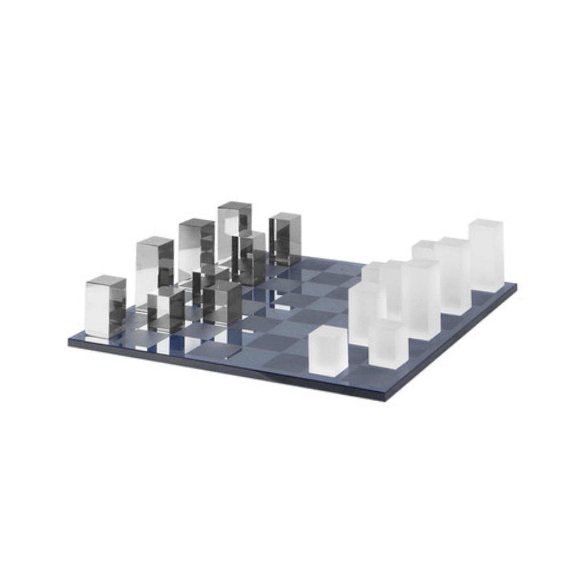 现代简约创意磨砂电镀水晶棋盘摆件 轻奢软装饰品摆件客厅售楼处