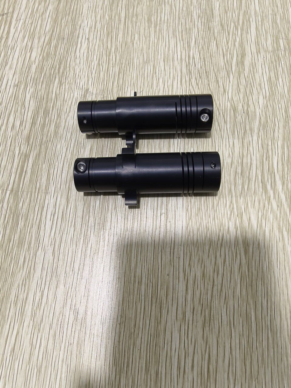 黑色铝合金联轴器孔径6mm-6.35mm外径22mm长度76mm