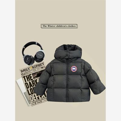 COUODO GOOSE大鹅男女儿童羽绒服洋气童装白鸭绒加厚保暖外套冬季