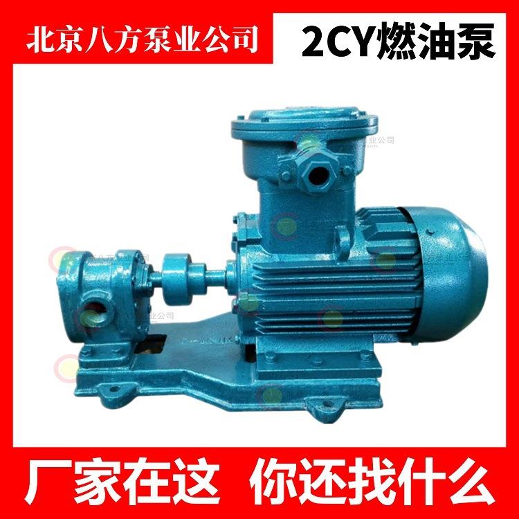 2CY齿轮泵高压型液压齿轮油泵柴油汽油齿轮泵增压燃油泵