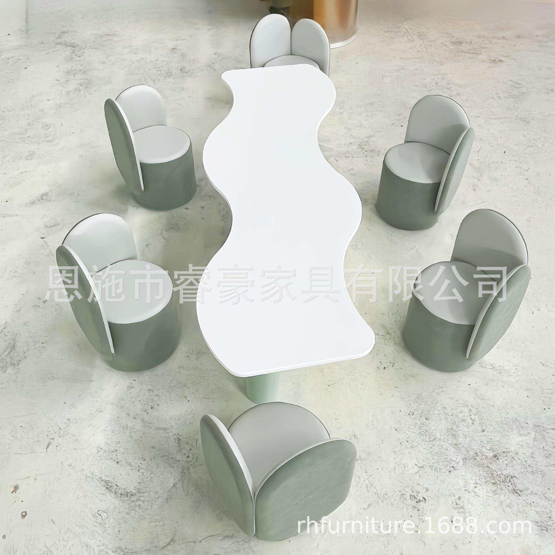 ZDH新款儿童区桌椅组合时尚小朋友娱乐学习家具架空层手工美工桌
