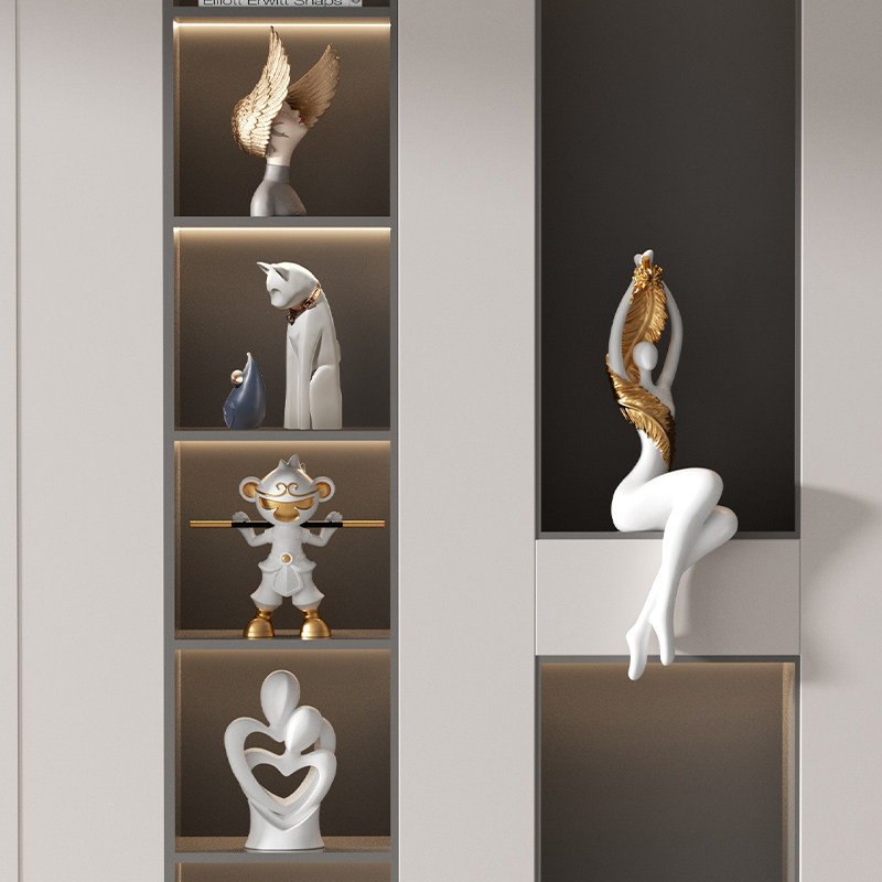 高级感玄关隔断摆件入户客厅电视柜酒柜装饰办公室艺术软装工艺品,家居饰品,装饰摆件,淘宝优惠券,粉丝福利购,淘宝优惠卷