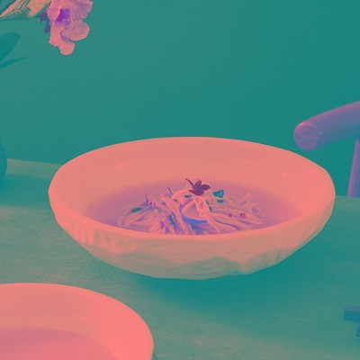 宽口大碗汤碗精致浅口菜碗中式创意个性盆沙拉碗白色酒店饭店餐具