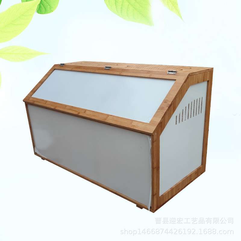 新款木质亚克力芦丁鸡饲养箱家居金丝熊宠物箱实木造景宠物保温箱
