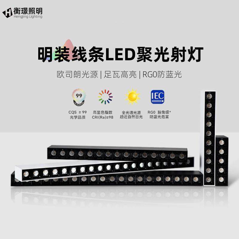 明装线条LED聚光射灯客厅无主灯照明洗墙灯防眩格栅射灯泛光筒灯,玩具/童车/益智/积木/模型,毛绒/玩偶/公仔/布艺类玩具,淘宝优惠券,粉丝福利购,淘宝优惠卷