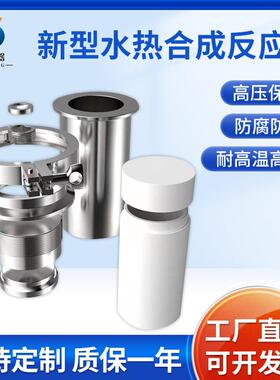 新型水热合成反应釜 GFK5-10MPa压力水热釜高压25ml-500ml消解罐