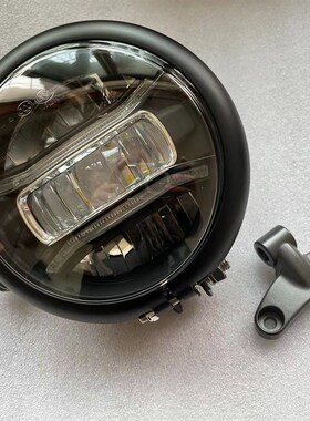 长江700bobbie400 650LED前大灯总成支架 长江鲍勃边三轮大灯支架