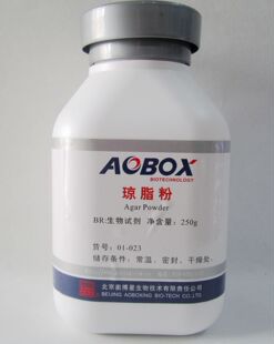 瓶 北京奥博星 微生物培养基 250g 琼脂粉 生化试剂