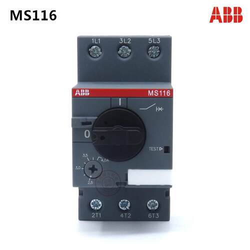 ABB电动机启动器 电动机保护器MS116 - 0.63 1SAM250000R1004