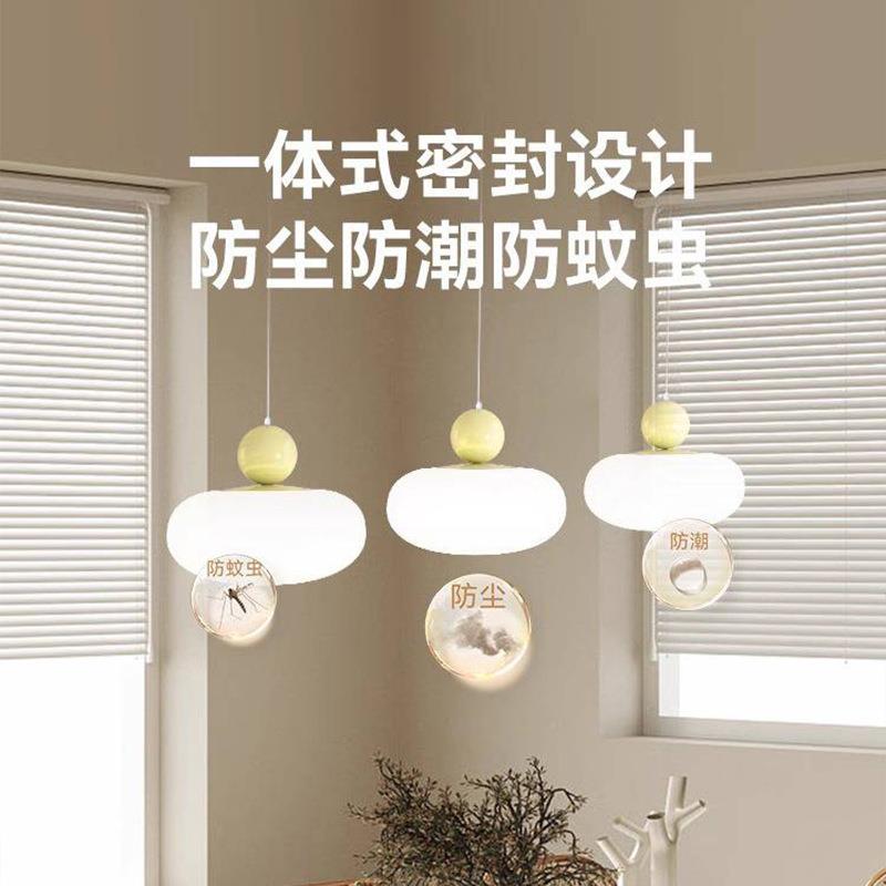 豌豆餐厅吊灯全光谱护眼吊灯轻奢简约吧台餐桌灯具奶油风 已售 30