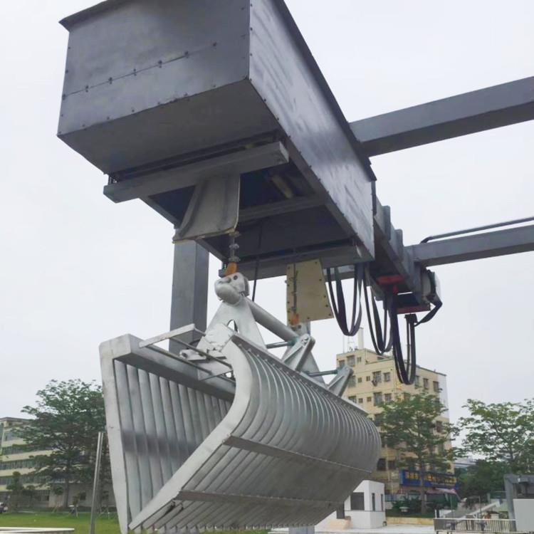 移动式液压抓斗清污机雨水泵站拦污栅自动回转式细耙齿格栅清污机