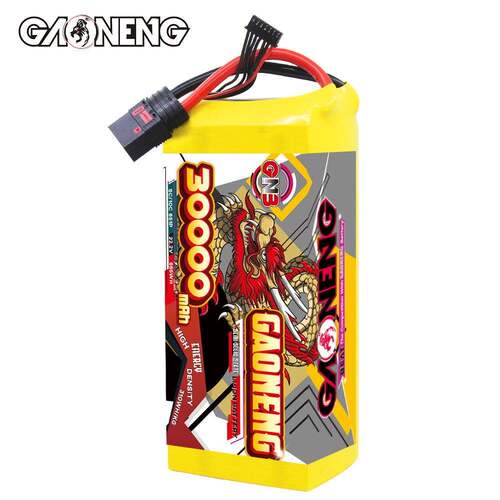 GNB高能30000mAh 6S 22.2V 5C电力巡检农业植保机半固态电池Lipo