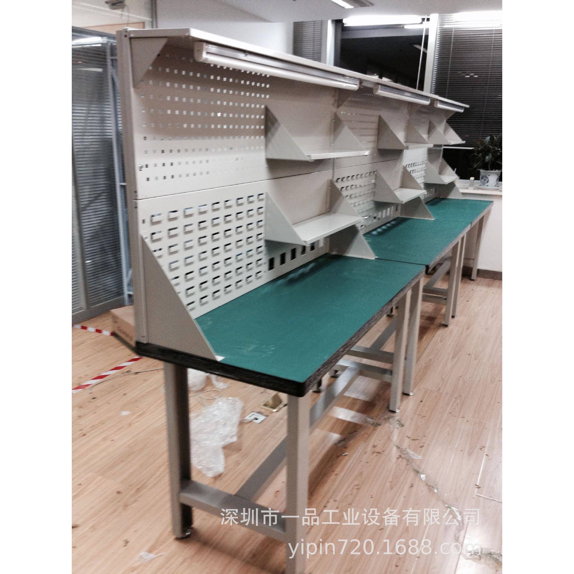 重型防静电工作台带落地柜钳工操作台模具维修工作桌重型工作台