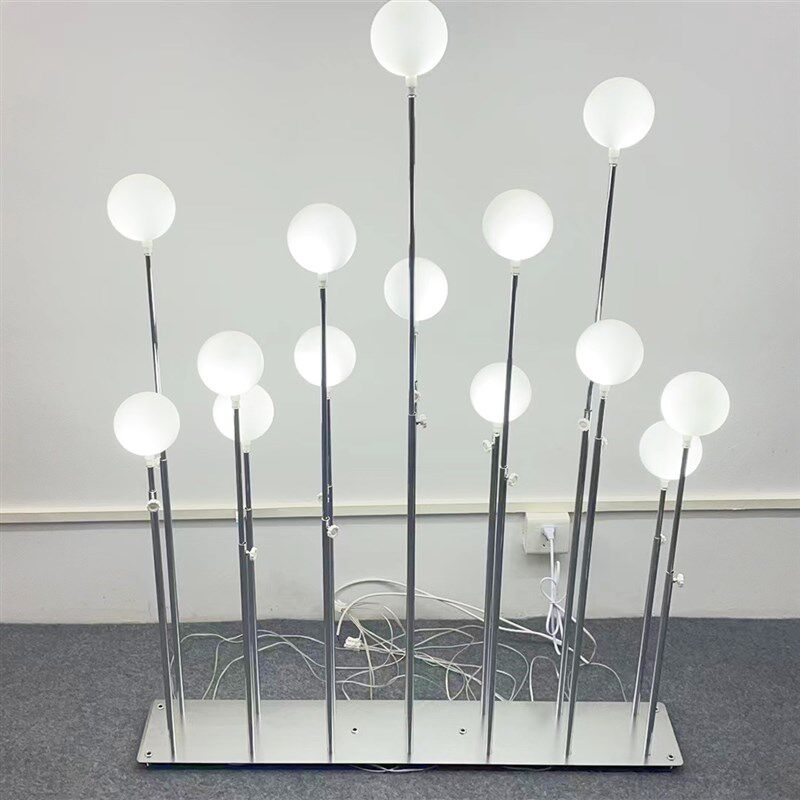 新款婚庆道具多头龙珠联排S形路引灯婚礼堂蓝色水晶厅长条圆球灯