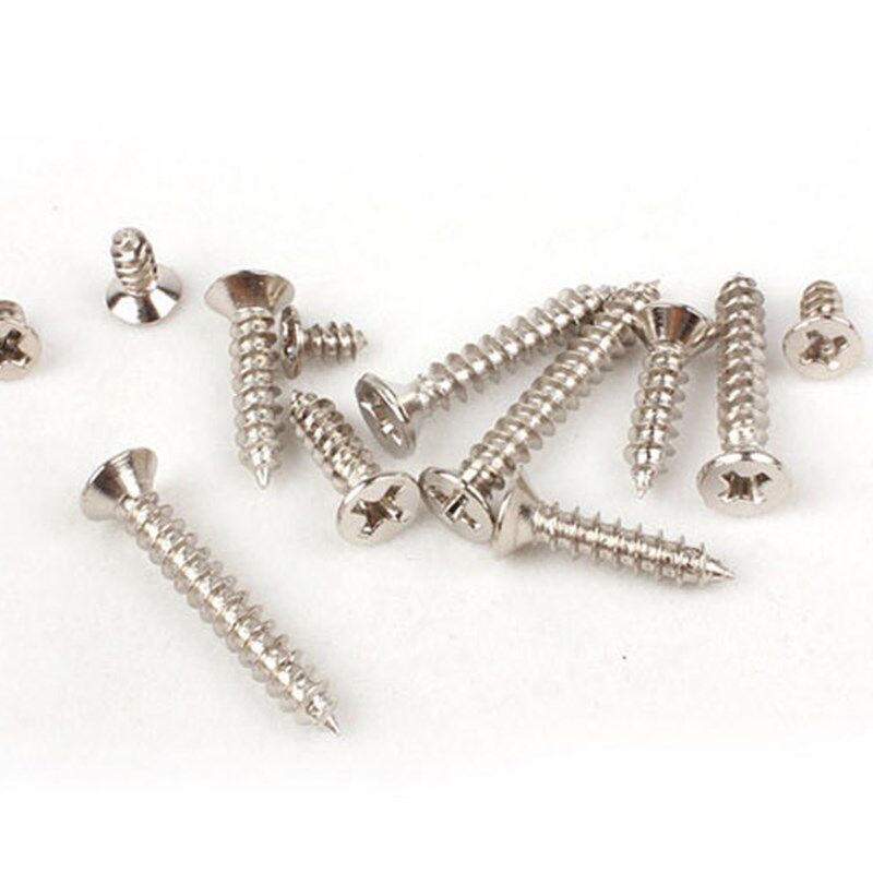 KA沉头平头自攻螺丝钉M2.3 M2.6 M3*5X6X8X10X12X14X16X20镀镍1千