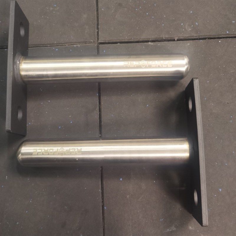 REP FORCE深蹲架25MM孔径安装不锈钢大孔杠铃片存片杆30CM长度