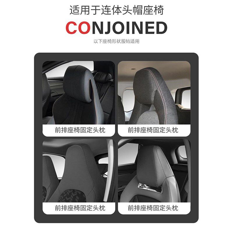 连体头汽车坐垫夏四季通用亚麻座套全包围棉麻布艺座垫卡通座椅套