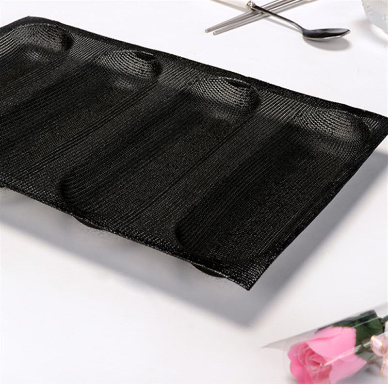 大号赛百味面包用模具400X280MM 4联10寸硅胶面包法棍烘焙用模具
