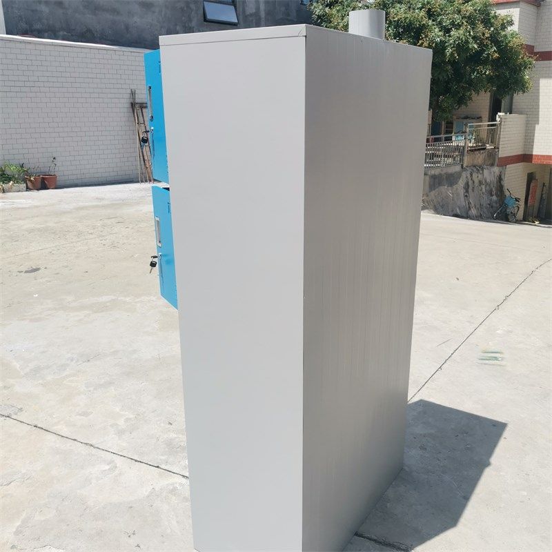 带透气孔铁皮抽气衣柜工厂员工车间通风排风钢制无臭抽风机排气管