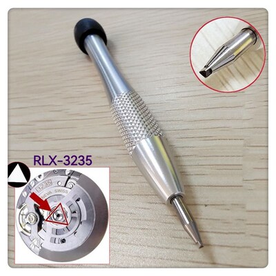 修表工具劳力士3235机芯自动锤轴承开自动陀三角螺丝刀三角形批