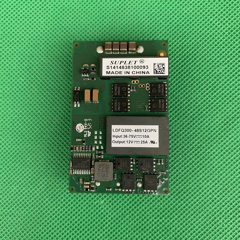 二手拆机雷能 SUPLET LDFQ300-48S12GPN 48V转12V 25A 电源模块