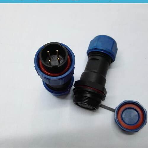 航空插头   塑料防水连接器   电连接器  KF17对接