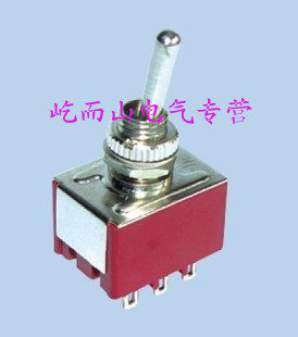 【正品】赛高 动开关/纽子开关/钮子开关  MTS-302  两档九只脚
