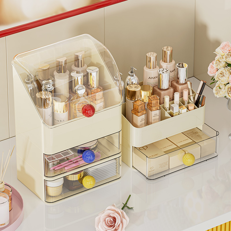 化妆品收纳盒大容量桌面化妆刷收