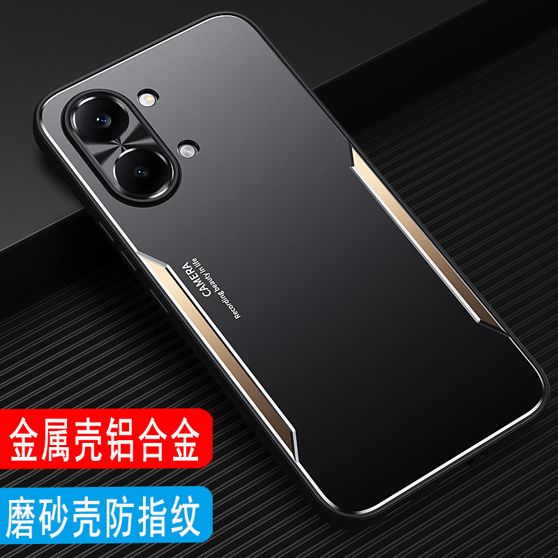 适用于小米红米Turbo5MAX手机壳金属壳镜头保护套红米Turbo5外壳全包软硅胶套磨砂壳铝合金背板防摔商务男款
