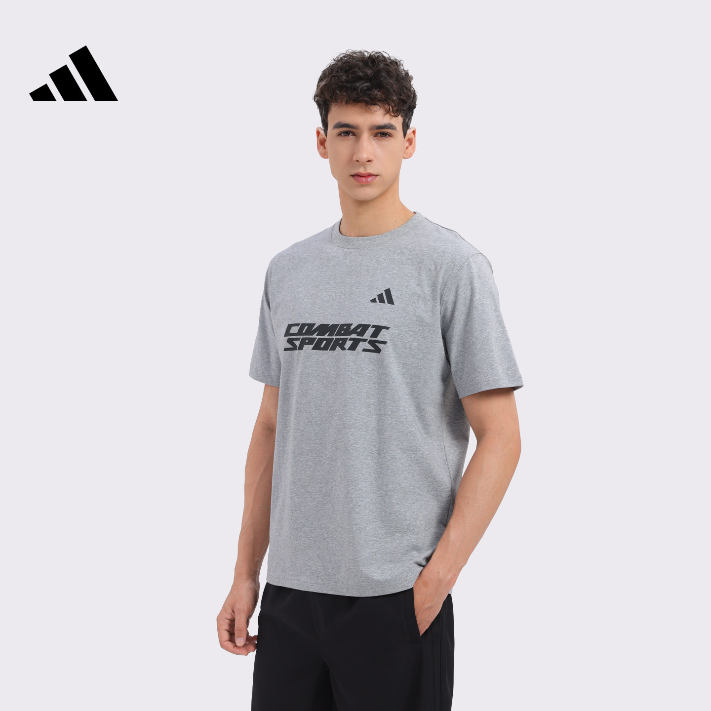 Adidas/阿迪达斯短袖运动休闲百搭款男生半袖T恤打底衫202