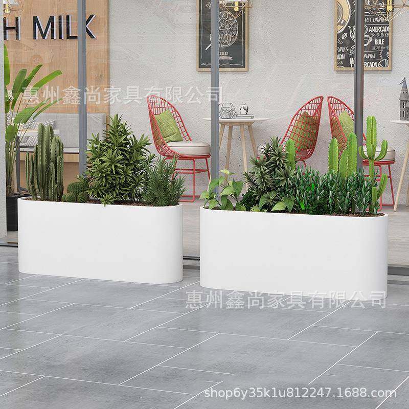 玻璃钢花盆不锈钢落地式花箱户外售楼部酒店落地花器商场广场花钵,商业/办公家具,公共椅,淘宝优惠券,粉丝福利购,淘宝优惠卷