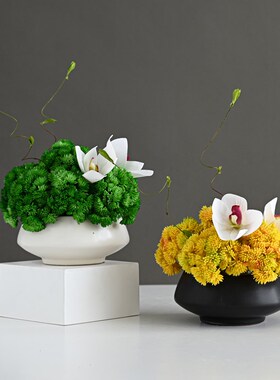 样板间摆大尚假花高设高花摆件花餐桌花售楼处装饰端卉仿真花高档
