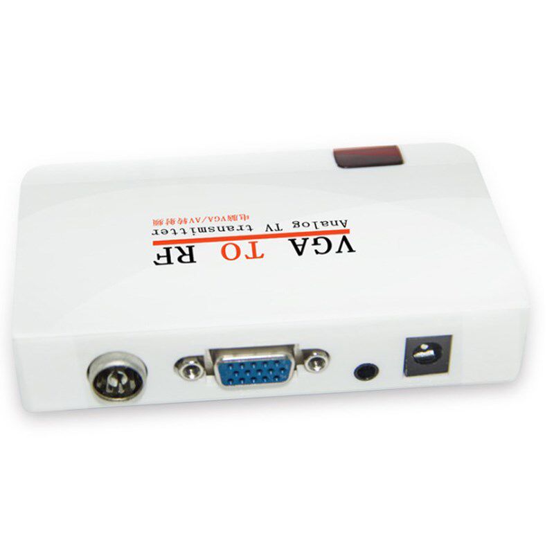 VGA转RF VGA射频转换器 电脑转有线闭路VGA信号延长器电脑转有线