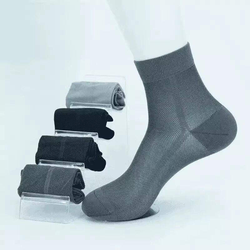 【下单立减50】夏季男士新疆棉超薄网眼袜 舒适耐穿不起球YB