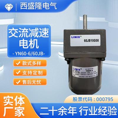 联宜电机LINIX交流减速电机YN60-6/60JB10G0832环保低噪音