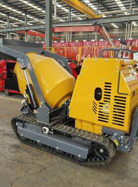 HT750Y水泥混凝土搅拌运输车小型搅拌罐家用自用迷你履带搅拌罐