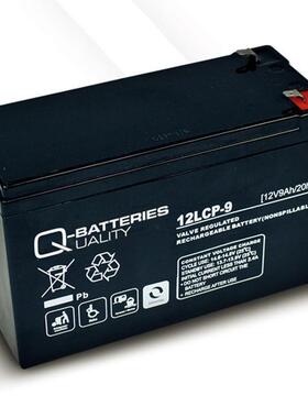 Q-BATTERIES蓄电池12LCP-912V9AH/20HR免维护
