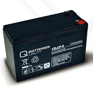 Q-BATTERIES蓄电池12LCP-912V9AH/20HR免维护
