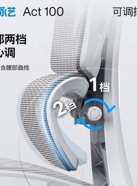 永艺撑腰椅Act100人体工学椅办公椅子舒服久坐电竞椅家用电脑椅