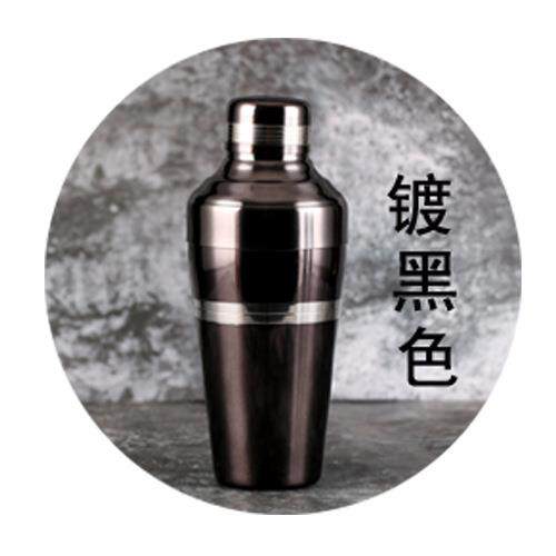304加厚日式不锈钢调酒壶英式摇酒三段调酒器鸡尾酒雪克杯shake