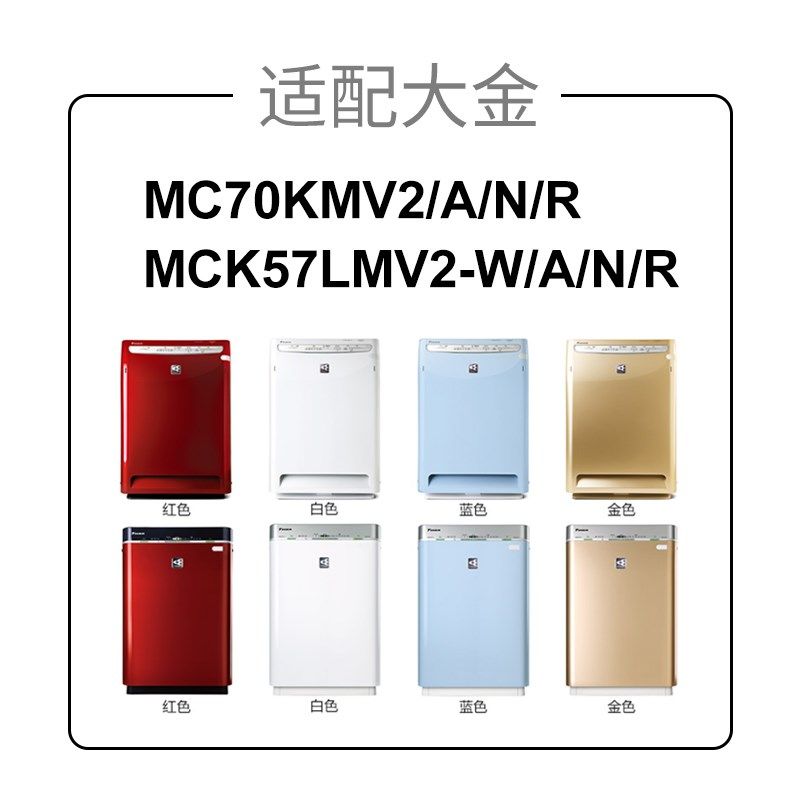 适配大金空气净化器滤网MC70KMV2褶皱过滤芯BAC006A4C/KJ336F-K01
