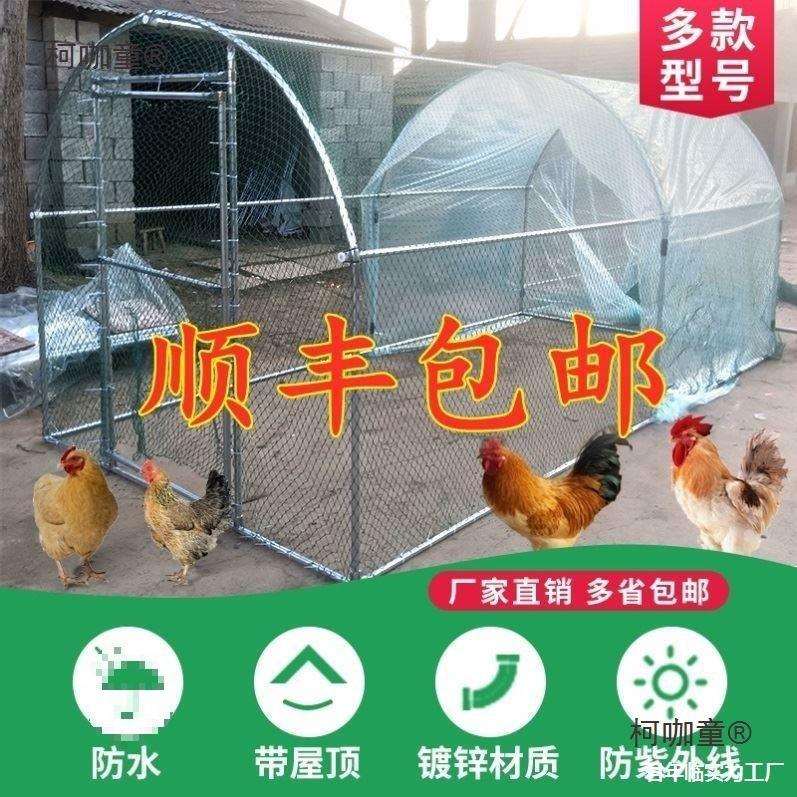 屋养殖养鸡子鸡鸡场家禽场屋户外鸡棚屋顶养鸭鸡舍棚户外鸽麦太保