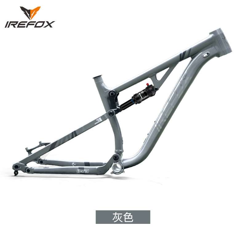 火狐IREFOX铝合金山地车避震车架27.5寸速降DH-AM搭配190软尾后胆