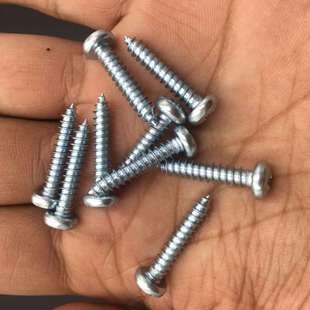 工厂高强度十字盘头自攻螺丝镀锌加硬圆头自攻丝GB845-85