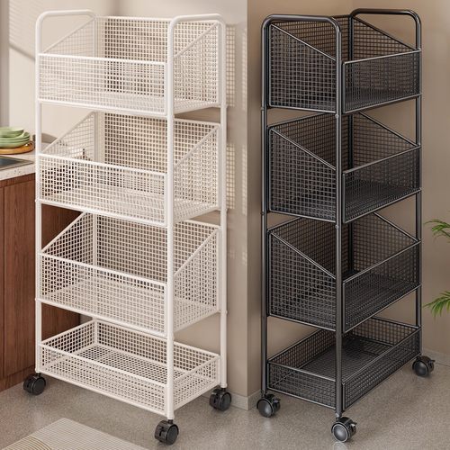 家用多层可移动小推车置物架