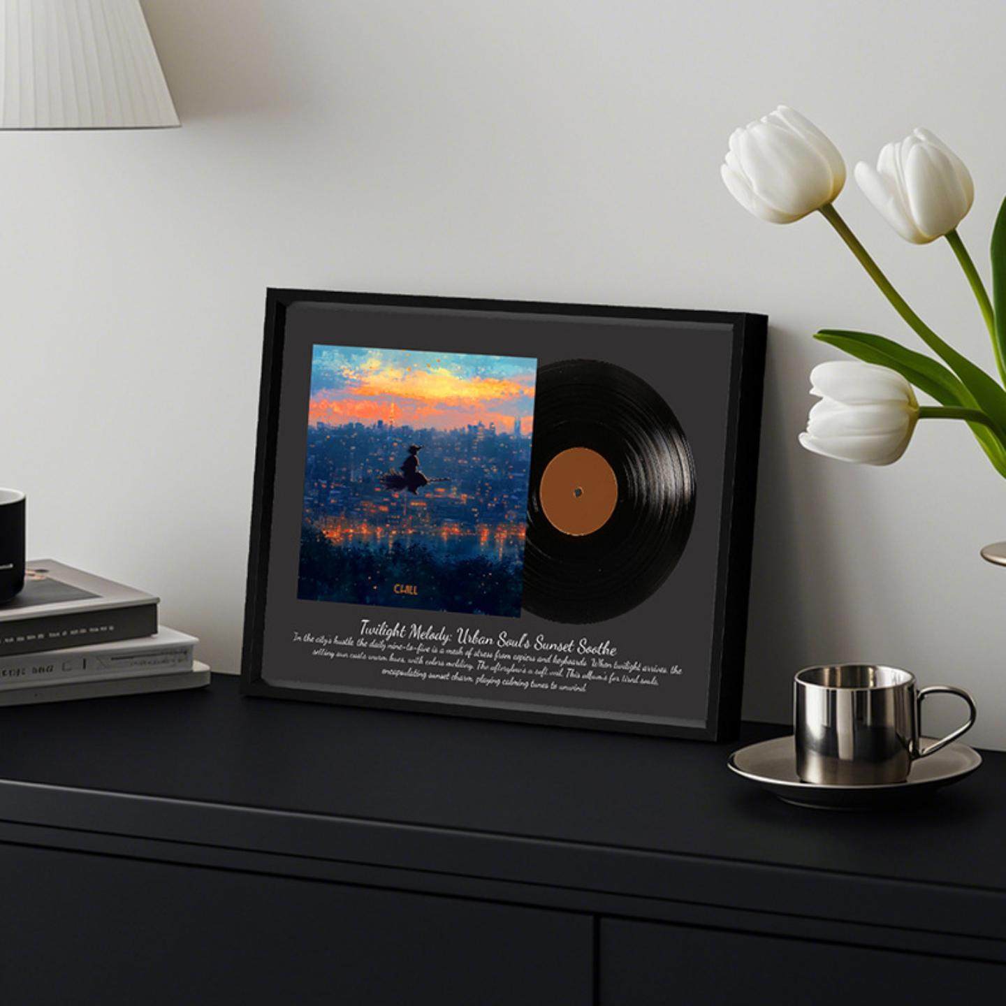 黑胶唱片铝合金音乐挂画