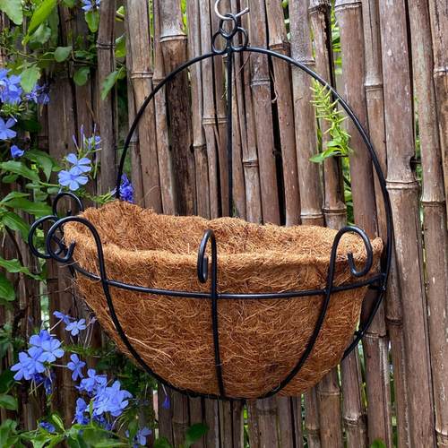 椰棕毛挂壁花篮墙面装饰花盆